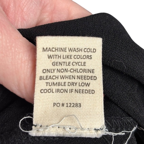 EUC Joie De Vivre Women's Plus Size Black Swiss Dot Blouse 3/4 Sleeves Size 1X - Picture 8 of 10